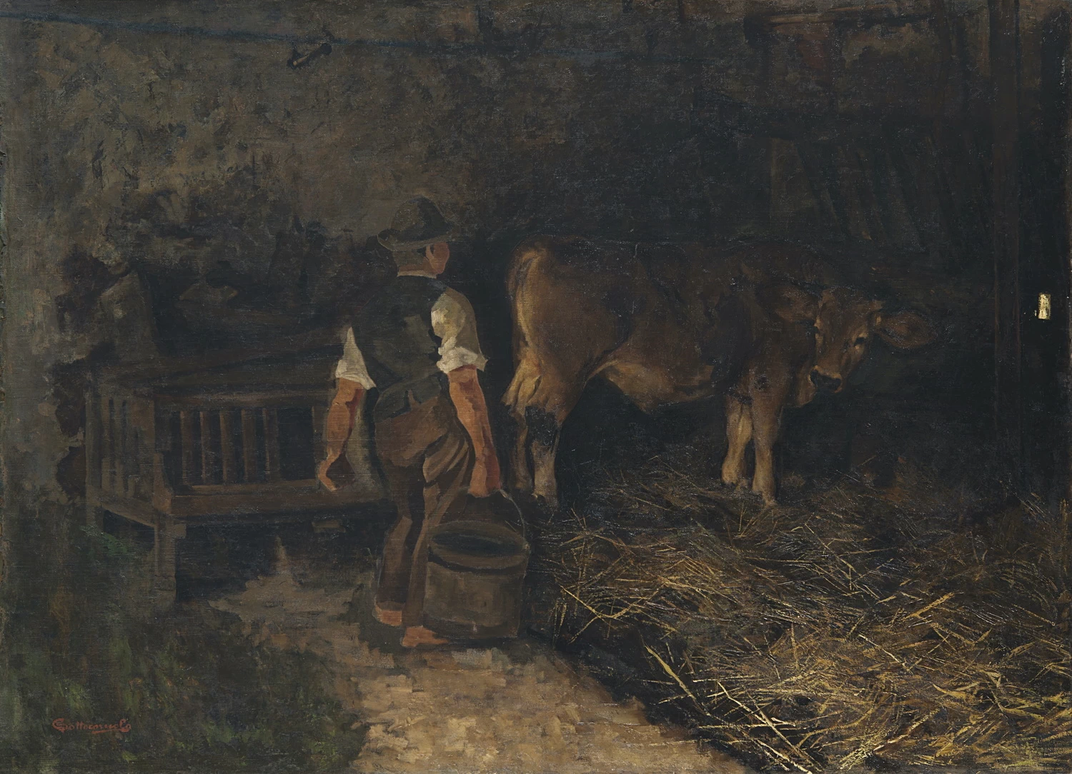 Interno di stalla